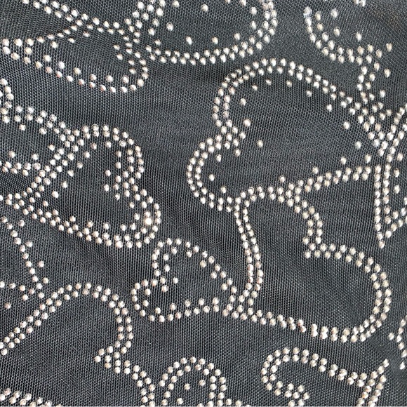 Elegant St. John Couture Black Long Sleeve Dress - Picture 4 of 4